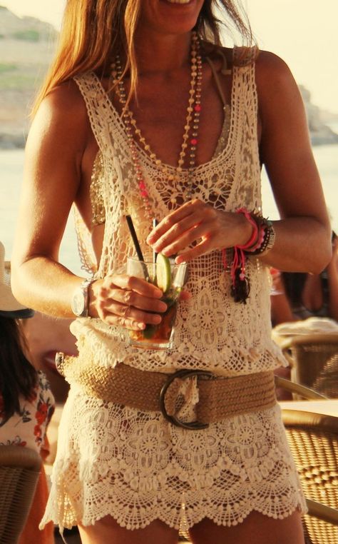 Crochet Dress Boho, Moda Hippie, Boho Mode, Mode Tips, Fest Outfits, Swift Concert, Mode Hippie, Estilo Hippie, Ibiza Fashion