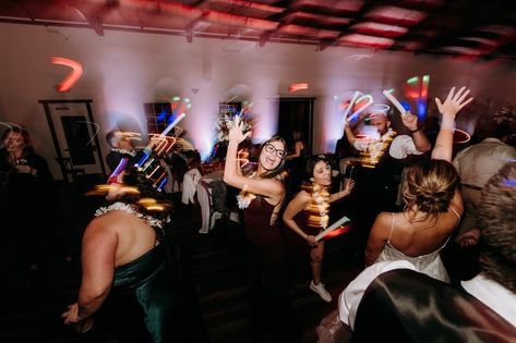 Y’all asked to see more party shots… 👀 If you want this style of party photos, make sure to have lots of light up foam sticks, or lights in general. Oh, and bring on the party!!! People Partying, Party Shots, Wedding Receptions, Party Photos, A Wedding, Wedding Reception, Light Up, See More