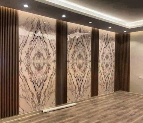 Uv Sheet Wall Design, Pvc Wall Panels Designs, Drawing Room Wall Design, Wall Cladding Interior, Marble Sheet, Tv Unit Designs, Modern Tv Unit, Marble Sheets, Simple Ceiling Design