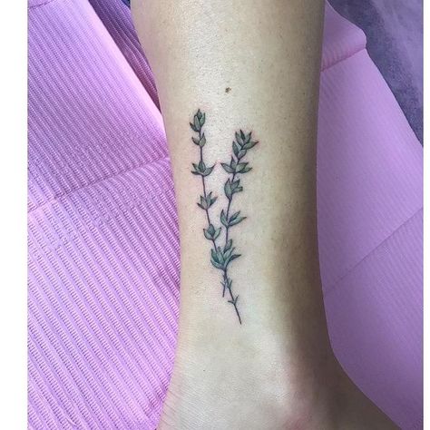 Keira-rose | I always have thyme for herb tattoos 🌱🌱🌱 | Instagram Wild Thyme Tattoo, Thyme Tatoos, Keira Rose, Rosemary Tattoo, Herb Tattoo, Tattoos Instagram, Wild Thyme, German Grammar, Initial Tattoo