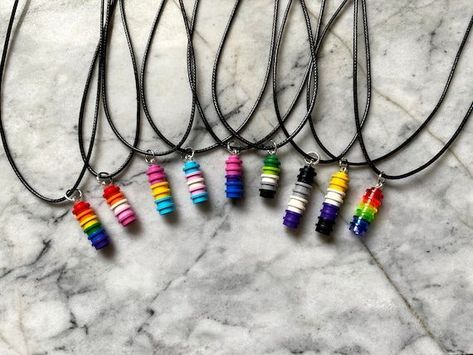 Earrings handmade with love, just for you! Pride Jewellery Diy, Pride Jewelry Diy, Pride Crafts, Pride Diy, Pride Necklace, Lgbtq Rainbow, Lgbtq Funny, Pride Jewellery, Unique Handmade Earrings