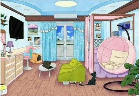 Bnha Dorm Room Ideas, Dorm Room Pictures, Dorm Room Layouts, Anime House, Girl Dorms, Dorm Design, Anime Places, Episode Interactive Backgrounds, Bedroom Drawing