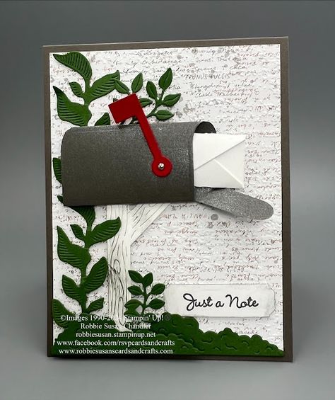 Robbie Susan's Cards and Crafts: Sending Love Mailbox Card for Kylie Bertucci's International Blog Highlights Mailbox Card, Card Mailbox, Xmas Gift Wrap, Country Flowers, Unique Christmas Cards, Valentines Day Greetings, Sending Love, Hello Cards, Stamping Ideas