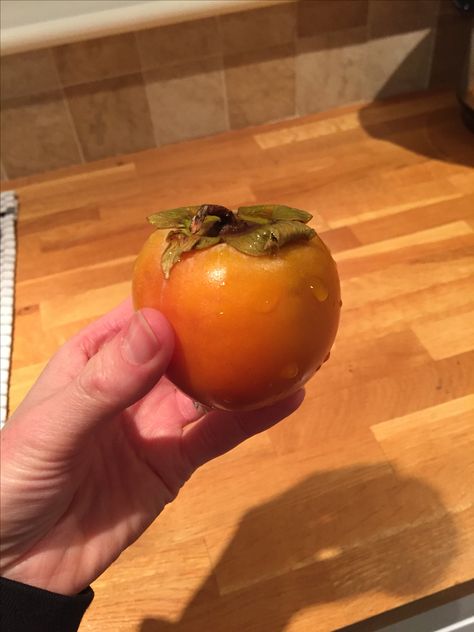 Sharon fruit - my first one and it was delicious! 😋 Sharon Fruit, Persimmon, Personal Training, Fruit, Health