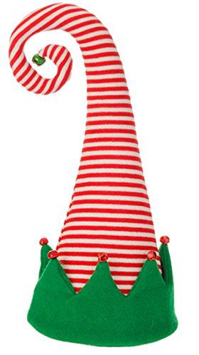 Elf hat Christmas tree topper Hat Christmas Tree Topper, Raz Imports Christmas, Hat Tree, Elf Tree, Christmas Ornament Tree, Elf Christmas Tree, Christmas Tree Collection, Raz Imports, Santa's Workshop