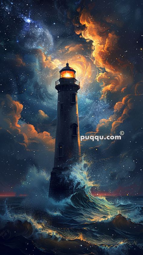 Dreamy Night Sky, Lighthouse Sketch, Lighthouse Drawing, Dreamy Night, Sea Drawing, Lighthouse Painting, Lighthouse Art, Boat Painting, Chalk Pastels