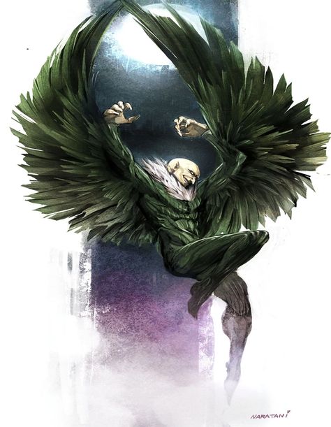 Marvel Vulture, Vulture Drawing, Vulture Spiderman, Marvel Portraits, Vulture Marvel, Spiderman Villains, Comic Artwork, Arte Nerd, Evil Villains