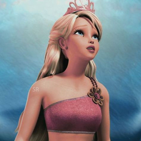 Aesthetic Pink Highlights, Barbie A Mermaid Tale, Merliah Summers, Barbie Old, 2010 Barbie, Blonde Mermaid, Mermaid Tale, A Mermaid, Mermaid