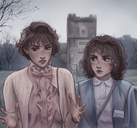 Robin And Nancy, Maya Hawke, Stranger Things Art, Stranger Things Meme, Stranger Things Netflix, A Background, Robins, Cant Wait, Movies And Tv Shows