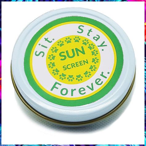 SIT. STAY. FOREVER. SAFETY FIRST PET PRODUCTS Organic Sunscreen & Moisturizer for Dogs and Cats, 2 oz, All Natural, Waterproo Dog Sunscreen, First Pet, Organic Sunscreen, Sunscreen Stick, Stay Forever, Dog Itching, Raspberry Seeds, Carrot Seed Oil, Dog Nose