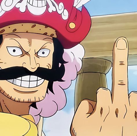 Funny Anime Pics One Piece, One Piece Pfp Funny, One Piece Side Characters, One Piece Funny Pfp, Funny One Piece Pfp, One Piece Funny Pics, Roger Pfp, One Piece Funny Faces, One Piece Roger