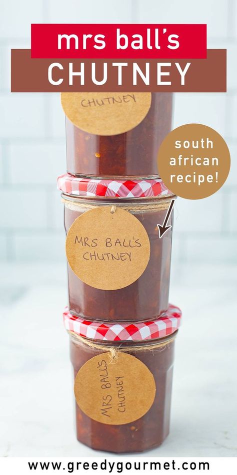 Mrs Balls Chutney, Peach Chutney Recipes, South African Recipe, Maklike Resepte, African Recipe, South Africa Food, Malt Vinegar, South African Dishes, Dried Peaches