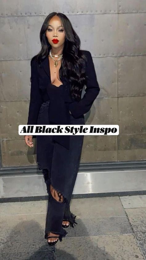 All Black Style, Modeling Outfits, Date Night Outfit Classy, Girls Night Outfit, Monochromatic Fashion, All Black Fashion, Outfit Chic, Classy Casual Outfits, Outfits Spring