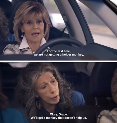 Grace And Frankie Quotes, Longines Watch Men, Grace And Frankie, Lily Tomlin, Grace Quotes, Life Mantras, Funny Shows, Tv Media, Tv Show Quotes