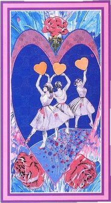 Three Of Hearts, Card Meanings, Positive Things, Daily Tarot, Tarot Cards Art, Tarot Card Meanings, Tarot Art, Tarot Readers, Enjoy Today