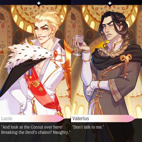 Lucio X Valerius, Valerius The Arcana, The Arcana Lucio, Lucio The Arcana, Arcana Lucio, Arcana Game, The Arcana, Novel Games, Shall We Date