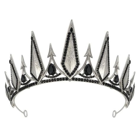 Evil Crown, Spiky Crown, Fairy Queen Crown, Goth Crown, Gothic Tiara, Gothic Items, Silver Crowns, Iron Crown, Halloween Prom