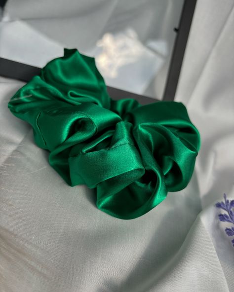 This is our Charles scrunchie, named after a family member of mine who lived the color green!!!#scrunchies #handmade #smallbusiness Green Scrunchie, The Color Green, Fresh Cut Grass, Satin Hands, Fresh Cut, Polyester Satin, Family Members, Scrunchies, A Family