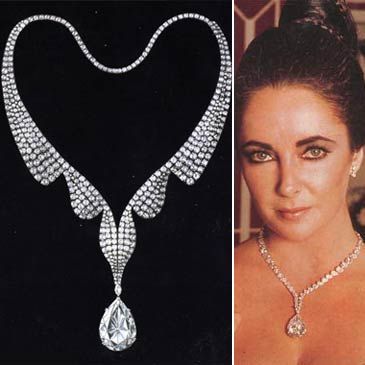 Elizabeth Taylor Diamonds - Effy Aesthetic, Elizabeth Taylor Diamond, Elizabeth Taylor Jewelry, Hope Diamond, Liz Taylor, Wave Necklace, Unusual Jewelry, Royal Jewels, Diamond Star