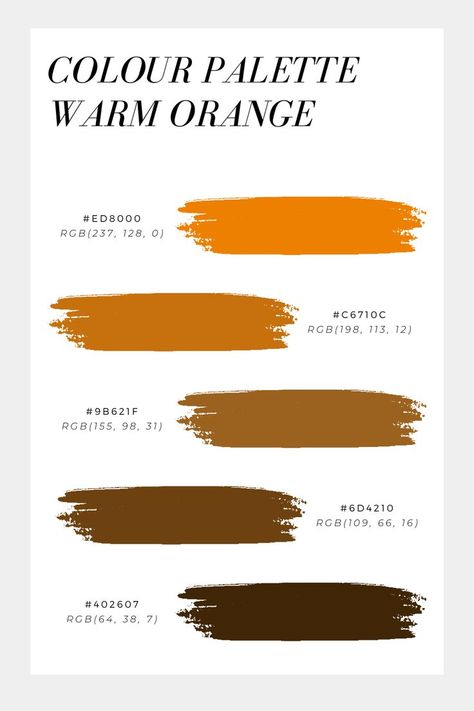 Orange Hex, Rgb Code, Rgb Color Codes, Orange Palette, Hex Color Palette, Hex Codes, Hex Color Codes, Orange Tones, Neutral Colours