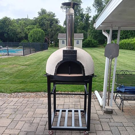 Frank E. from Orange, CT cranking out some masterpieces in his Tonio oven! Thank you Frank for the pics! #proforno #conneticut #pizza #pizzalover #pizzamaker #pizzatime #pizzagram #pizzaparty #PizzaPerfection #pizzapizzapizza #traditionalpizzaoven #cookinggoals #woodfiredoven #outdoorcookingrocks #woodfired #eatinghealthier #pizzaovencooking #pizzaoven #vegetables #pizzanight #pizzaartist #pizzaart #cooking #foodie #foodiegram #neopolitanpizza #pizzagram #FoodieDelights #foodielife #foodie... Pizza Oven Stand, Homemade Pizza Oven, Mobile Pizza Oven, Portable Pizza Oven, Diy Pizza Oven, Small Pizza, Backyard Views, Wood Oven, Wood Fired Pizza Oven