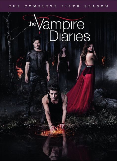 The Vampire Diaries Poster, Hayley And Elijah, Elena Gilbert Style, Vampire Diaries Poster, Vampire Diaries Seasons, Diary Covers, Vampire Diaries Damon, Paul Wesley, Blu Ray Discs