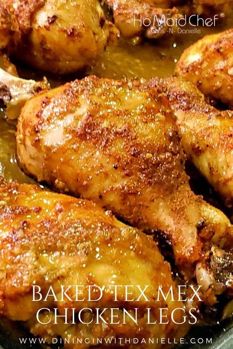 Baked Tex Mex Chicken Legs Balsamic Cabbage, Chicken Leg Recipes Oven, Chicken Legs Recipes, Crockpot Mexican Chicken, Oven Baked Chicken Legs, Cumin Recipes, Cumin Chicken, Garlic Balsamic, Tex Mex Chicken