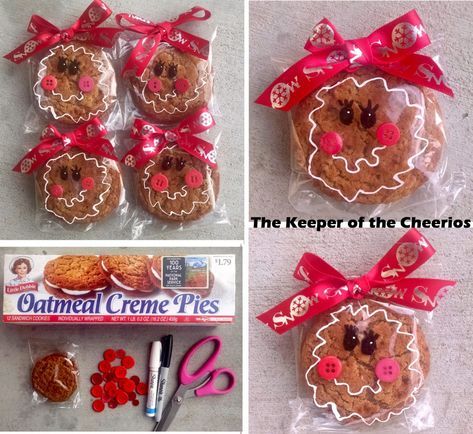 Christmas Cookie Gifts, Kids Christmas Treats, Gingerbread Girl Cookie, Cookies Box, School Christmas Party, Cookies Gift, Christmas Cookies Gift, Christmas Gingerbread Cookies, Little Debbie