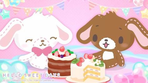 Sugar Bunnies, Bunny Poster, Charmmy Kitty, Soft Pink Theme, Hello Kitty Cartoon, Pastel Pink Aesthetic, Sweetest Day, Cute Poster, All Things Cute