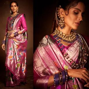 Paithani Blouse Design, Blouse Silk Saree, Blouse Indian Saree, Paithani Blouse, Saree Chiffon, Blouse Indian, Latest Indian Saree, Indian Saree Blouse, Blouse Silk