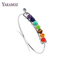 US $1.45 Boho Charm Silver Bangles Natural Stones Beads Bracelet 7 Chakra Healing Balance Bracelets & Bangles Jewelry For Women Gifts. Aliexpress product Chakra Stones Jewelry, Intricate Ring, Boho Charm Bracelet, Trendy Style Fashion, Chakra Beads Bracelet, Bracelets For Her, Spiritual Bracelets, Balance Bracelet, Buddha Jewelry