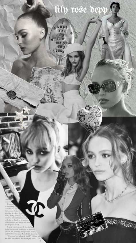 lily rose depp🤍 #vintage #lilyrosedepp #styleinspo Lily Rose Depp Aesthetic Wallpaper, Lily Rose Depp Vintage, Lily Rose Depp Aesthetic, Rose Depp, Collage Wallpaper, Lily Rose Depp, Rose Wallpaper, Lily Rose, Room Posters