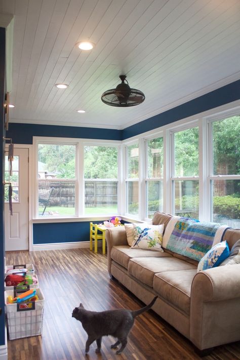 Sunroom Playroom, Modern Sunroom, Sunroom Remodel, Small Sunroom, All Season Room, 3 Season Room, 4 Season Room, Four Seasons Room, Sunroom Addition