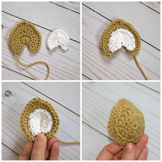 Free Crochet Little Deer Hat Pattern - thefriendlyredfox.com Crochet Ears Free Pattern, Crochet Deer Hat Pattern Free, How To Crochet Ears For Hat, Crochet Deer Ears Free Pattern, Crochet Ears Pattern, Crochet Ears For Hat, Crochet Ears Animal, Crochet Ears, Deer Ears