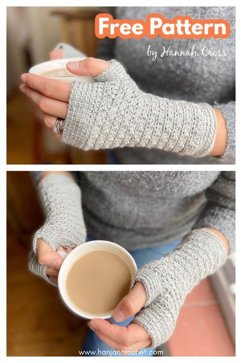 Mystical Crochet, Crochet Glove, Crochet Stitches Texture, Crochet Fingerless Gloves Free Pattern, Gloves Crochet Pattern, Fingerless Gloves Crochet, Crochet Wrist Warmers, Knit Fingerless Gloves, Gloves Crochet