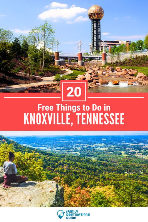 20 Free Things to Do in Knoxville, Tennessee Things To Do In Knoxville, Tennessee Living, Things To Do In Tennessee, Winter Getaways, Road Trip Adventure, Family Destinations, Knoxville Tennessee, Top Travel Destinations, Free Activities