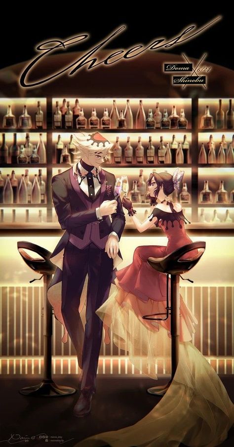 Doma X Shinobu, Douma And Shinobu, Demon Slayer Fanart Shinobu, Anime Butterfly, Anime Boyfriend, Manga Pictures, Attack On Titan Anime, Funny Anime Pics, Slayer Anime