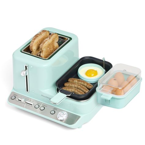 PRICES MAY VARY. ALL-IN-ONE BREAKFAST SOLUTION: Start your day off right with our versatile breakfast machine. With this 3-in-1 retro breakfast station appliance, you can cook your eggs, bacon, and toast all at once. TOASTER BREAKFAST STATION: This breakfast maker machine has wide slots that allow you to toast two slices of bread or bagels at the same time. With custom toast settings and Toast, Defrost, Cancel, and Bagel functions, you can choose exactly how you want your toast toasted. EASY EGG Retro Breakfast, Indian Spice Box, Lunch Sandwiches, Cooking Station, Breakfast Station, Eggs Scrambled, Breakfast Machine, Breakfast Maker, Ultimate Breakfast