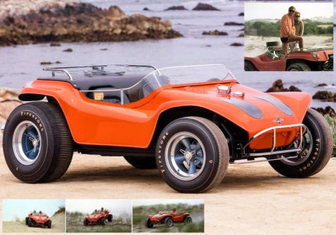 For Sale: The Dune Buggy Driven By Steve McQueen In The Thomas Crown Affair The Thomas Crown Affair, Manx Dune Buggy, Manx Buggy, Vw Dune Buggy, Crown Affair, Buggy Racing, Thomas Crown Affair, Vw Baja, Firestone Tires