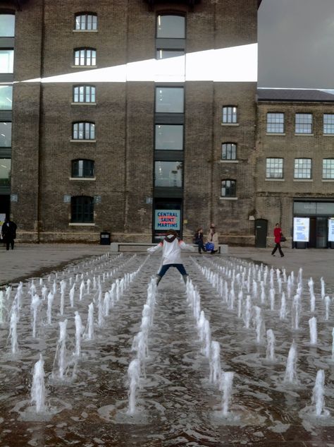 Silver. Central St. Martins @ King's Cross, London Central St Martins Fashion, Central Saint Martins Portfolio, Central St Martins, Central London At Night, Saint Martin Of Tours, Ual Central Saint Martins, Martin King, Life After High School, Shopping Mall Design