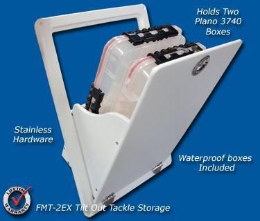 Tackle/Boat Storage FMT-2EX Tilt Out Tackle Storage | Marine, Boating And Fishing Accessories Homemade Boat, Boat Blinds, Jon Boats, John Boats, Tackle Storage, Boat Restoration, Center Console Boats, Dream Boat, Yacht Builders