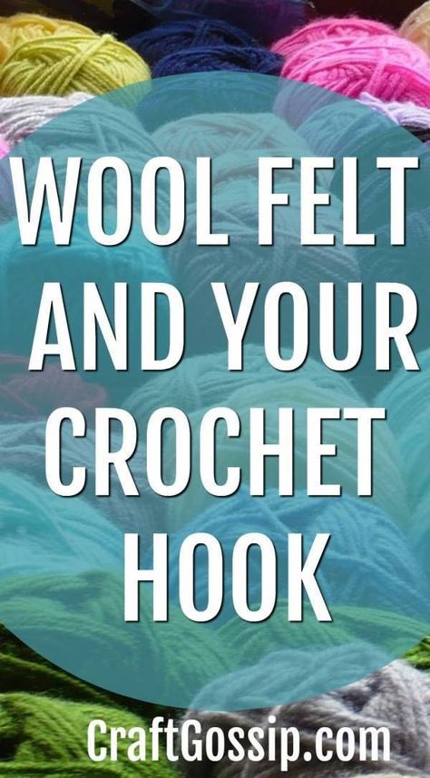 WOOL FELT AND YOUR CROCHET HOOK – Crochet #felting #freecrochetpatterns #crochet #feltedcrochet Felted Crochet Patterns, Felted Crochet Bag, Crochet Felting, Square Images, Hook Crochet, Free Patterns Crochet, Felted Crochet, Wool Felt Projects, Needle Felting Diy