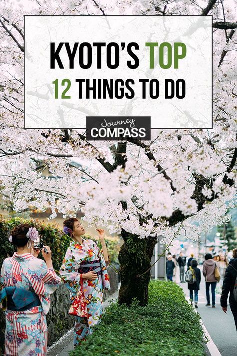 Kyoto, Japan, The Top 12 Things To Do & Attractions Not To Miss in Asia's most romantic culture travel destination. A must-add for your bucket lists. #journeycompass Must Do In Kyoto, Japan Travel Destinations, Japan Vacation, Osaka Japan, Japan Travel Tips, Nightlife Travel, Kyoto Japan, London Hotels, Romantic Vacations