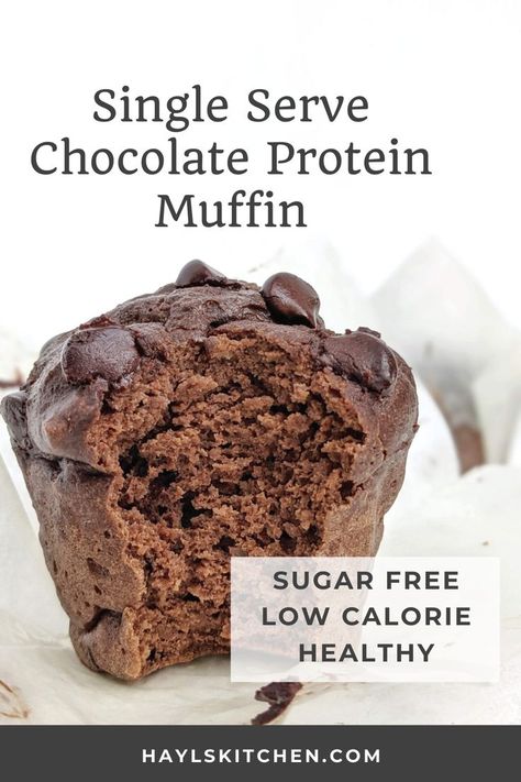 Protein Powder Muffins, High Protein Muffins, Chocolate Protein Muffins, Baking With Protein Powder, Low Sugar Diet Recipes, Low Calorie Protein, Quick Protein, High Protein Desserts, Protein Bar Recipes