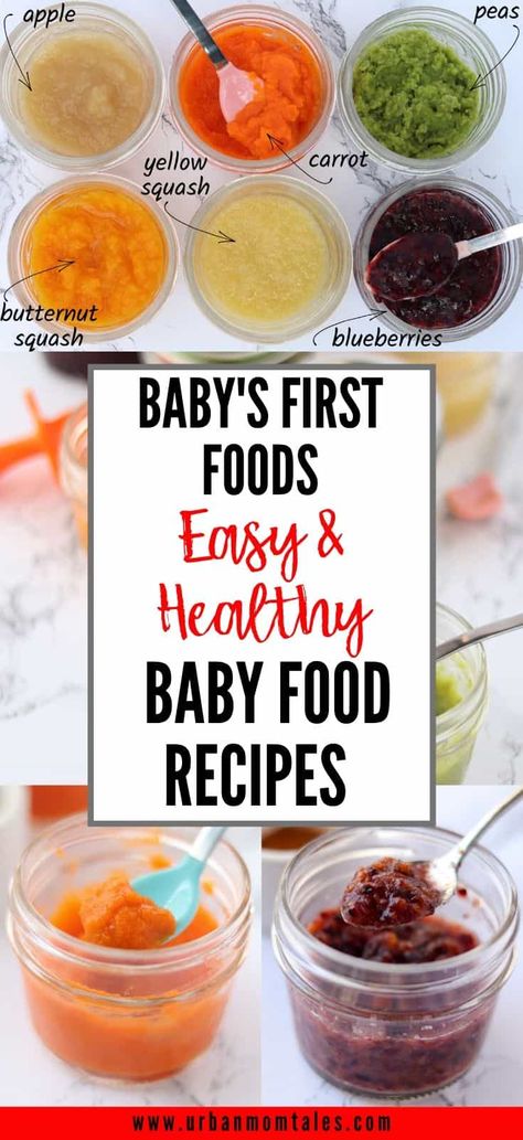 Recipes For 6 Month Old, Baby Food Recipes 6 Months, Baby Food Guide, Easy Homemade Baby Food, 6 Month Baby Food, Baby Food By Age, Baby Food Recipe, Baby Solid Food, Making Baby Food