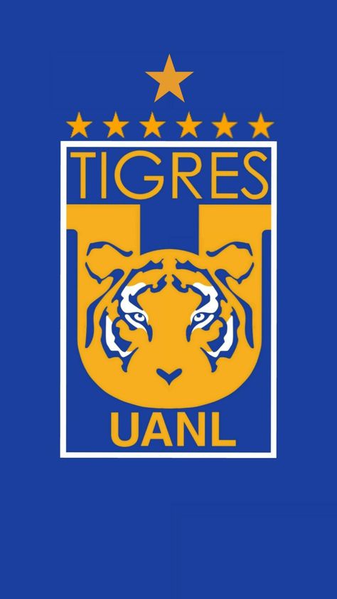 Escudo de Tigres 7 Estrellas Lion Live Wallpaper, Soccer Art, Soccer Logo, Football Logo, Soccer Club, Live Wallpapers, Eu Flag, Fc Barcelona, Cool Wallpaper