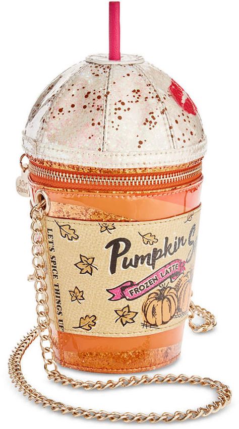 Betsey Johnson Pumpkin Spice Crossbody Funny Purses, Novelty Handbags, Diy Leather Bag, Pink Wristlet, Betsey Johnson Handbags, Ladies Bag, Betsey Johnson Shoes, Novelty Bags, Halloween 2018