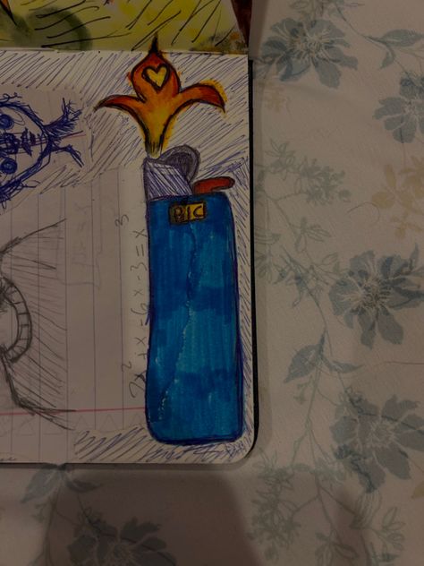 #sketch #sketchbook #lighter #pen #aesthetic Lighter Doodle, Pen Aesthetic, Art Inspo, Sketch Book, Doodles, Sketch, Pen, Art