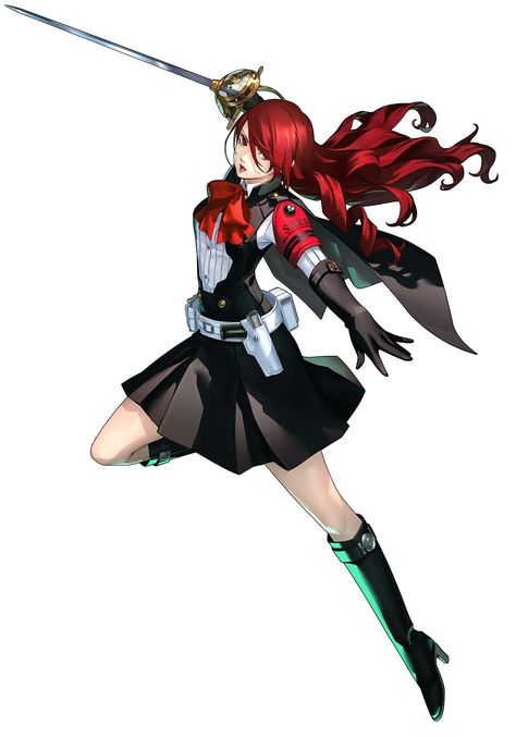 Mitsuru Kirijo Battle Outfit Art - Persona 3 Reload Art Gallery Persona 3 Mitsuru, Battle Artwork, Mitsuru Kirijo, Battle Outfit, Persona 3 Reload, Dream Illustration, Witchy Dress, Persona Q, Outfit Art