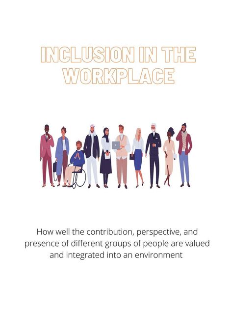 Diversity and Inclusion go hand and hand. It's not enough to just have diversity- there must be inclusion from companies giving respect and encouragement to the unique need, perspective and potential of all employees. The result is deeper trust and commitment from their employees. Inclusion In The Workplace, Diversity And Inclusion, Not Enough, Enough Is Enough, Encouragement